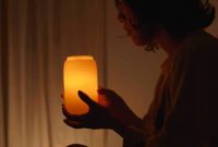 Jual Acrylic candle LED, lilin aesthetic | Shopee Indonesia